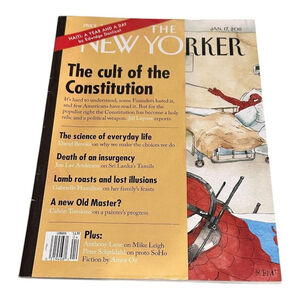 The New Yorker Magazine Jan 17 2011 Cult Of Constitution Softcover Politics